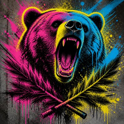 Graffiti Modern Art Style t-shirt design example