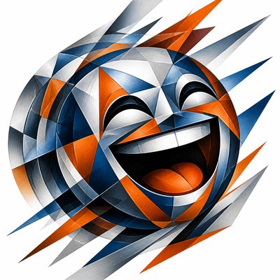 Cubo-Futurism Art Style Twitch emote example