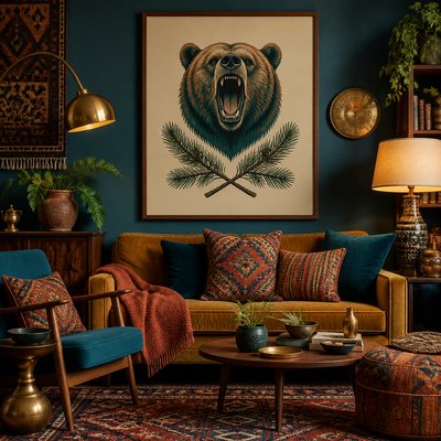 Eclectic Interior Design t-shirt design example