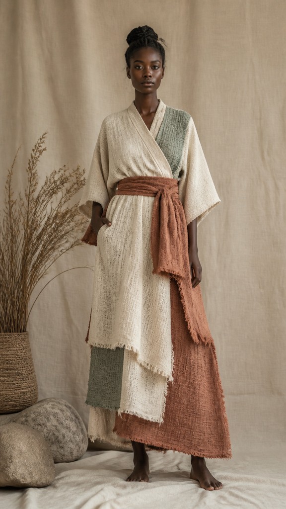 full-length portrait of an elegant figure — Sustainable Fashion Design