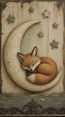 Rustic Farmhouse Furniture Art baby announcement example