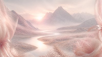 Balletcore Aesthetic desktop wallpaper example