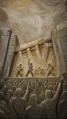 Stone Carving Sculpture Art Style flyer example