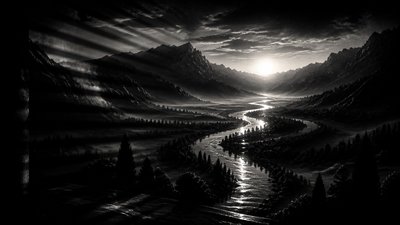 Film Noir Aesthetic desktop wallpaper example