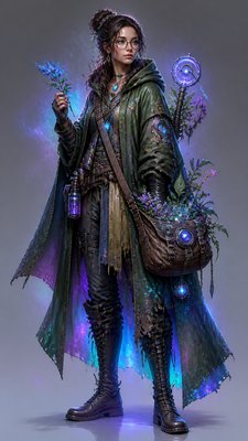 Sci-Fi Fantasy Art character design example