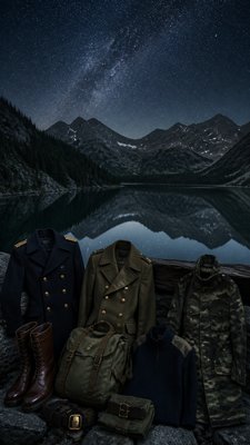 Military-Inspired Fashion phone wallpaper example