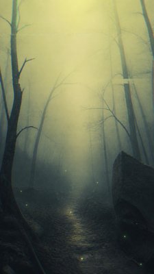 Creepy Liminal Art Style book cover example