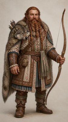 Grandmillennial Aesthetic tabletop character portrait example