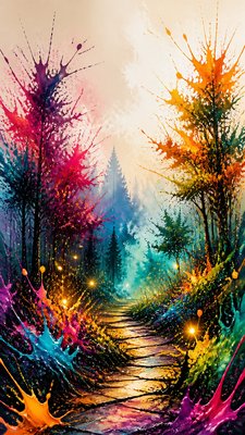 Color Splash book cover example