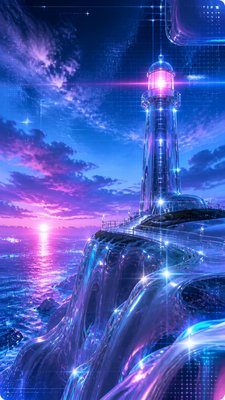 Cyber Y2K Aesthetic poster example