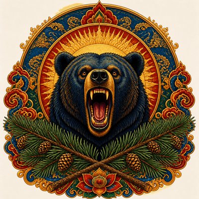 Hindu Religious Art t-shirt design example