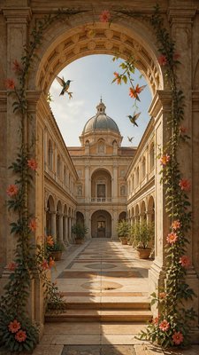 Renaissance Architecture phone case design example
