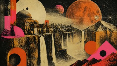 Retro-Futuristic Pop Surrealism concept art example