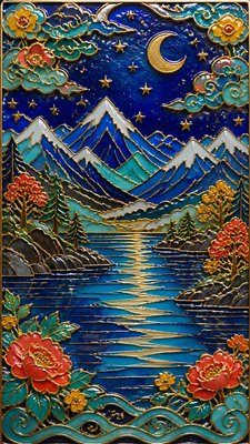 Enamel Cloisonné Jewelry Design phone wallpaper example