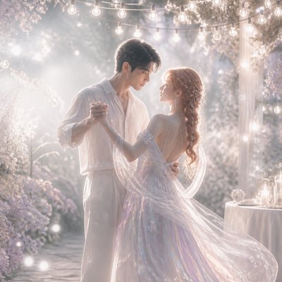 Ethereal Aesthetic couple portrait example
