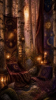 Whimsigoth Aesthetic wall art print example