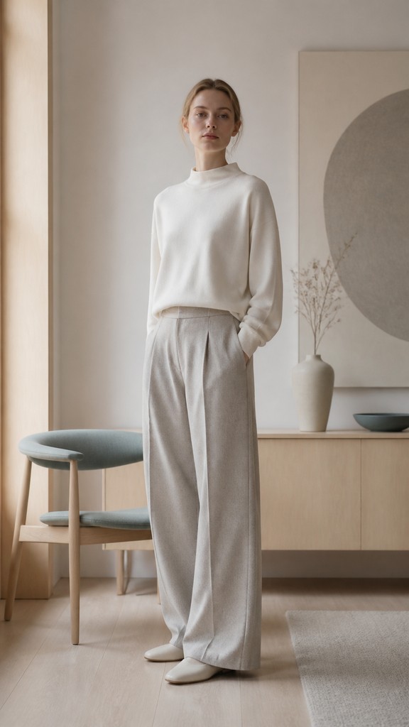 full-length portrait of an elegant figure — Scandinavian Furniture Art