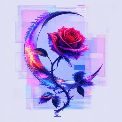 Post-Internet Art Style tattoo design example