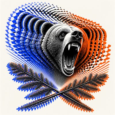 Kinetic Art Style t-shirt design example