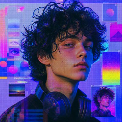 Post-Internet Art Style Discord profile picture example