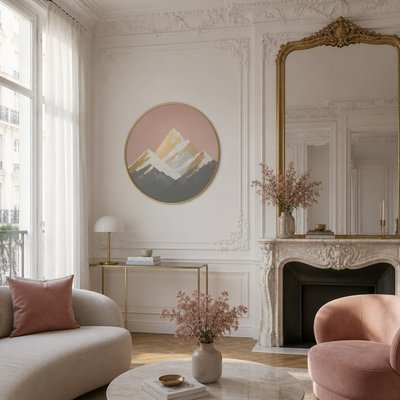 Parisian Apartment Interior Design logo concept example