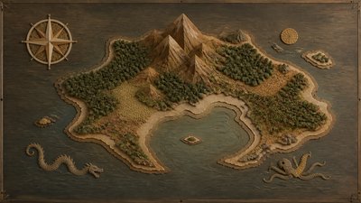 Sustainable Eco Furniture Art fantasy map example