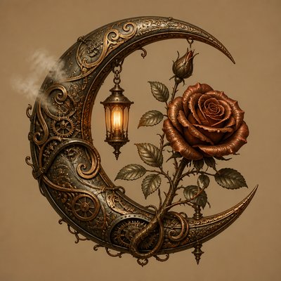 Steampunk Art Style tattoo design example