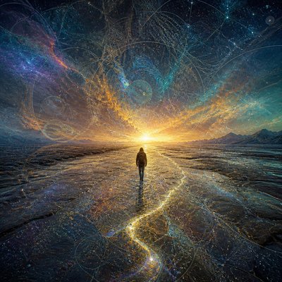 Neural Network Digital Art Style album cover example