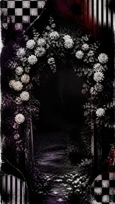 Emo Aesthetic wedding invitation example