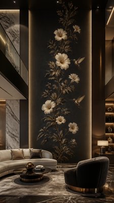 Contemporary Luxe Interior Design phone case design example