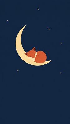 Minimalist Abstract Art Style baby announcement example