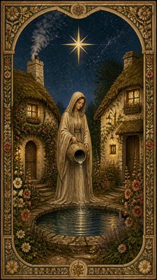 Cottage Vernacular Architecture tarot card example