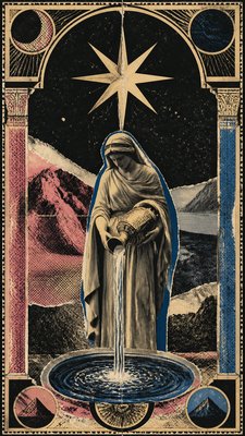 Appropriation Art Style tarot card example