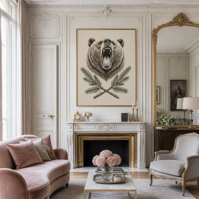 Parisian Apartment Interior Design t-shirt design example