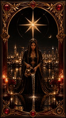 Night Luxe Aesthetic tarot card example