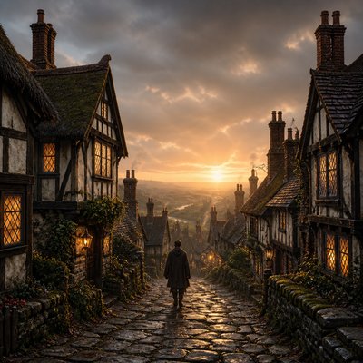 Tudor Architecture Style album cover example