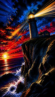 Superhero Comic Art poster