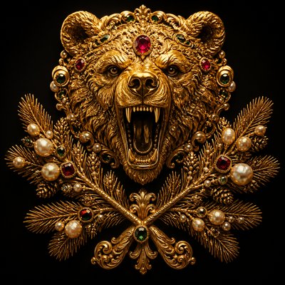 Baroque Jewelry Style t-shirt design example
