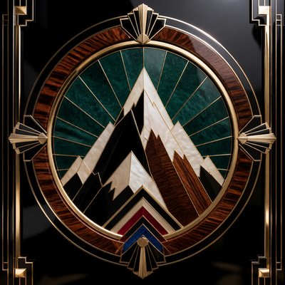 Art Deco Furniture Art logo concept example