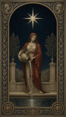 Neoclassicism Art Style tarot card example