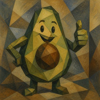 Proto-Cubism Art Style sticker example