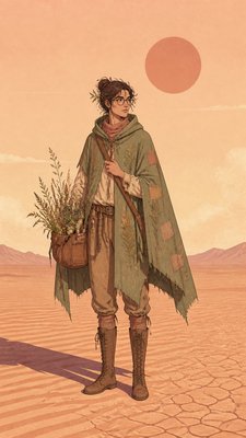 Desertwave Aesthetic character design example