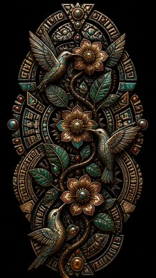 Ethnic Tribal Jewelry Design phone case design example