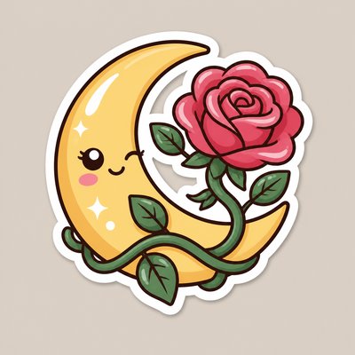 Character Sticker Design tattoo design example