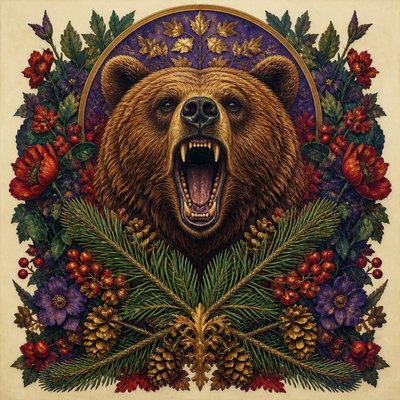 Pre-Raphaelite Art Style t-shirt design example