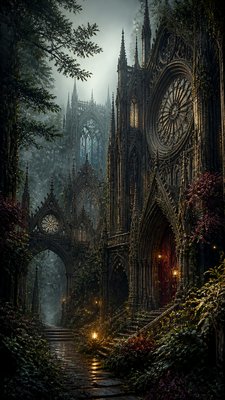 Gothic Architecture Art book cover example