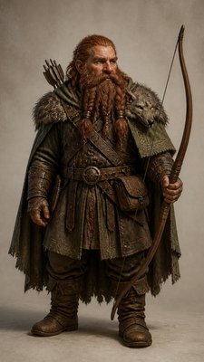 Cottage Vernacular Architecture tabletop character portrait example