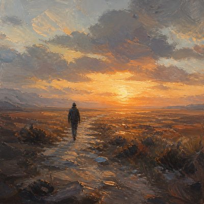 Plein Air Realism Art Style album cover example