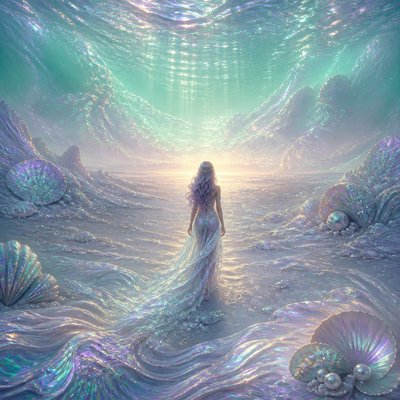 Mermaidcore Aesthetic album cover example