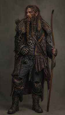 Grunge Fashion Style tabletop character portrait example